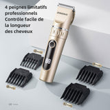 Coiffeur électrique Tondeuse à cheveux électrique réglable Poussoir   coiffure électrique rechargeable Set de coiffeur électrique