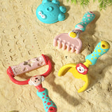 Ensemble de jouets de plage en caoutchouc souple d'été jouets de bain pour enfants non déformables jouets de plage