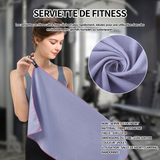 Lot de 3 serviette microfibre 60x122cm serviette de fitness à séchage rapide pour randonnée natation sport gym serviette sport