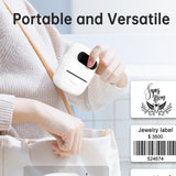 Ménage mini machine à étiquettes thermiques téléphone portable bluetooth portable petite imprimante d'étiquettes auto-adhésives