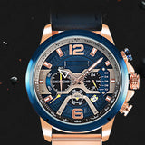 Montre pour Homme TD® Haut de Gamme Tendance Sport Lumineux Calendrier étanche Cadran Multifonctionnel Montre à Quartz