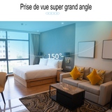 Mini caméra de sécurité 2 pcs mini caméra vidéo intérieure-extérieure hd 1080p sans fil wifi portable pour la sécurité de la maison