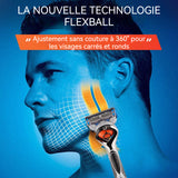 Rasoir 2pcs Avec 16 lames Rasoir de Sûreté Acier inoxydable Ensemble de rasoir manuel Lame à 5 couches Lames de rasoir universelles