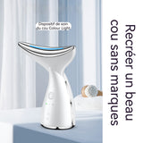 Appareil Anti-Rides Visage Cou 3Modes 3Lumières Lifting Raffermissement Facial Massage EMS à micro-courant Dispositif de Beauté