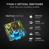 Clavier de jeu QWERT 104 Clavier gamer avec touches lumineuses RVB personnalisables et repose-paume pour PC clavier mécanique