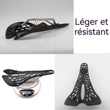 Selle de vélo 180g Dissipation de la chaleur par des orifices d'aération Ergonomie Design aérodynamique Creux 2.siège de vélo