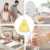Essuie-Mains pour la Salle de Bain et la Cuisine avec Boucle de Suspension toison de corail Doux et absorbants forme de fromage