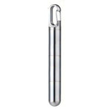Mini boîte à pilule 3PCS en alliage d'aluminium amovibles étanche boîte à pilule porte-clés pilulier portable pilulier en métal