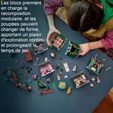 Blocs de construction 990PCS comprend des mini-figurines et une fonction de transformation choix de cadeaux d'anniversaire jouets