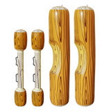 Radeau 4PCS Matériau PVC écologique Conception anti-retournement Motif en maille tendance Ensemble de jeux d'eau pour deux personnes