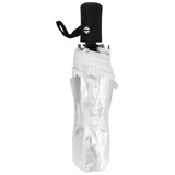 Parapluie Pliant 105X65cm Épaissi et élargi Conception imperméable et transparente Solide et durable Ouverture à une touche noir