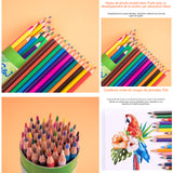 Crayons de couleur 36 crayons de couleur différents peintre dessin crayon croquis fournitures d'art scolaire peinture de graffitis