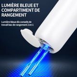Appareil nettoyage dents 3x3.2x22.5cm nettoyeur dent portable ondes acoustiques intelligentes portables nettoyeur dentier ultrason