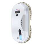 Robot laveur de vitre 5600pa 40 ml réservoir d'eau robot nettoyeur de vitre avec télécommande et 10 chiffons et corde de sécurité