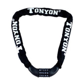 Antivol velo 120cm noir sécurité combinaison de chiffres cadenas pour vélo moto enfant adultes chaîne antivol vélo antivol de vélo