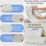 Taie d'oreiller jetable 10pcs Taie d'oreiller de voyage épaissie pour le dormeur du train Taie d'oreiller de voyage de l'hôtel