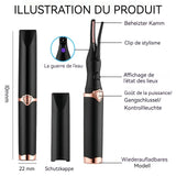 Recourbe-cils chauffant USB contrôle de température intelligent recourbe-cils électrique avec 3 niveaux recourbe cils chauffant