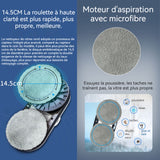 Robot laveur de vitre automatique 2800pa 30ml 295x145x90mm avec télécommande navigation intelligente robot nettoyeur de vitres