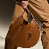 Nouveau sac de niche sac chauffe-mains passerelle grande capacité large bandoulière sac fourre-tout croissant sac femme
