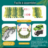 ircuit voiture enfant 270pcs jouets à découper sur le thème des dinosaures avec accessoires riches jouets éducatifs pour enfants