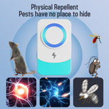 4 pièces  Répulsif ultrasonique contre les moustiques  Intelligent Répulsif à insectes Conversion de fréquence  Ménage Sonique