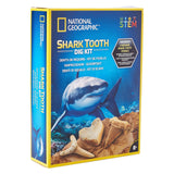 Kit de fouille 3 fossiles de Dents de Requins à extraire Jeu Scientifique et éducatif pour Enfants Cadeau pour Garçon et Fille 6 Ans