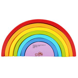 Blocs arc-en-ciel 25.5 x 4 x 13cm Début de l'éducation Coordination œil-main Conçus pour les bébés et les jeunes enfants