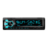 Bluetooth auto radio bluetooth lecteur MP3 12V double USB FM téléphone portable lecteur de cartes avec sept lumières de couleur