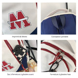 Sac à dos scolaire 45x32x15cm sacs à dos de grande capacité polyvalents pour étudiants sacs à dos de voyage décontractés cartable