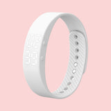 Bracelet intelligent de sport, étanche, podomètre, montre LED, vibration, réveil, montre électronique pour enfants et étudiants
