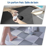 apot bonde douche 90mm/115mm capot bonde douche interchangeable chromé remplacement de couvercle de siphon douche pour salle bain