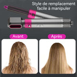 Sèche cheveux 5 en 1 Multifonction 1000W 3 niveaux de contrôle intelligent de la température Fièvre MCH Conception détachable