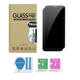 Film trempé pour téléphone portable   iPhone13   2PCS  Anti-regard 30  Anti-empreinte forte  Résistant aux rayures et à l'abrasion