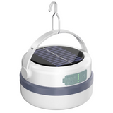 Ampoule 20W 6600mA lampe de camping solaire à LED avec 3 modes d'éclairage et crochet portatif lampe de camping super lumineuse