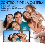 Prévention des pertes par bluetooth blanc Portée sans fil de 20m Pendentif d'alarme en ABS pour porte-clés, détecteur bidirectionnel