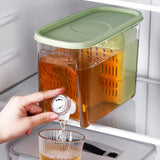 Home bouilloire d'eau froide refroidisseur réfrigérateur fleur jus de thé citron bouilloire bière zappeur grande capacité