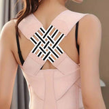 orrecteur de posture 25x30x3cm rose pour adultes de 165 à 170 cm/115 à 135 kg redresse dos ceinture dorsale posture correcteur