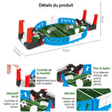 Baby-foot 45 x 21,5 cm Matériau ABS Un plaisir infini pour deux joueurs Table de babyfoot interactive et compétitive Jouets de table