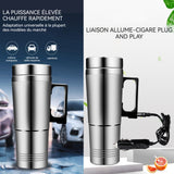 Bouilloire électrique 300ml 80 degrés celsius température de chauffage bouilloire de voiture bouilloire d'eau chaude de voiture