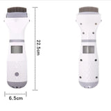Peigne à poux 13 500 tr/min peigne anti poux electrique en abs peigne anti-poux pour animaux domestiques chien électrique demeloir