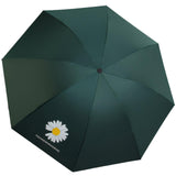 Parasol 8 baleines en plastique noir protection solaire parapluie capsule parapluie mini parasol parapluie de poche vert