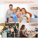 Brosse soufflante 220v 1000w 50-60hz fer à friser avec 5 accessoires pour sécher lisser boucler multifonction rouleaux chauffants