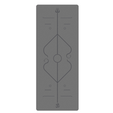Tapis de Pilates 1830 x 68 x 5mm Tapis de sport 5mm Tapis de yoga Antidérapant Tapis de gymnastique PU Dimensions  noir