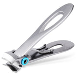 oupe Ongle Pied Acier inoxydable avec de l'ongle pour Hommes et Femmes Grandes pinces manucure Coupe-ongles de taille argenté