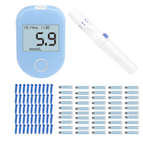 Instrument de mesure ABS surveillance de la santé avec 1 unité principale - 1 stylo de prélèvement - 50 bandelettes - 50 aiguilles