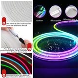 Bande lumineuse LED 5m 12v 108 lumières par mètre installation facile doux LED chambre étanche pour l'intérieur et le camping