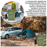 Gourde sport 2L grande capacité style sac à dos bouilloire camouflage convient pour le camping le sport et l'alpinisme carrée
