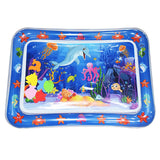 Tapis d'eau Bébé Tapis gonflable en PVC 70 x 50 cm Jouets aquatiques animaux marins Jeux aquatiques éducatifs et éveil sensoriel
