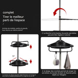Etagère de salle de bain étagère de salle de bain en acier inoxydable etagere douche sans percage angle support de stockage noir