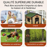 Anti-aboiement 11,6 x 3,75 x 6 cm 15-30 kHz 3 types d'ondes sonores Portée de 10 à 15 mètres Convient à toutes les races de chiens